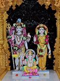 Bhagwan Shri Shankar, Shri Parvatiji and Shri Ganeshji